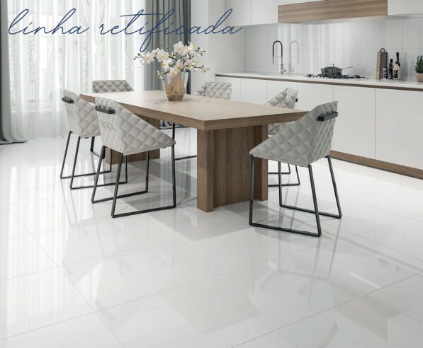 REVESTIMENTO BRANCO RETIFICADO 33X59 FORMIGRES - Imagem 2