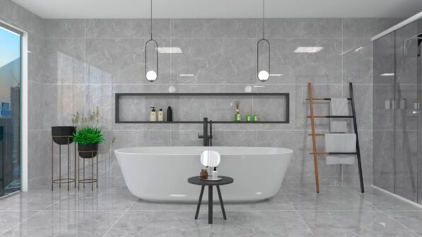 PISO MARMO GRIS HD 116 POLIDO ROCHAFORTE - Imagem 2