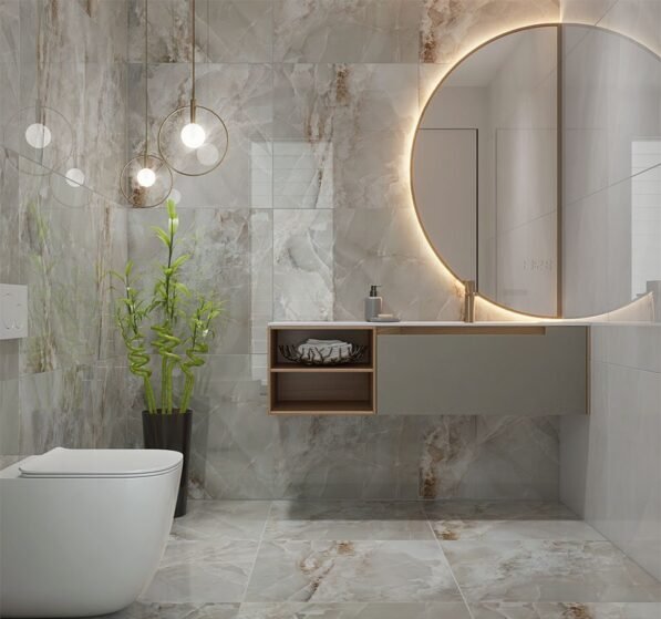 PISO RETIF SIRIUS GRAY POLIDO | 66 x 66 - Imagem 2