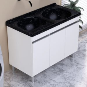 ARMÁRIO KIT LAVANDERIA AMÉLIA PARA TANQUE – 110x55cm