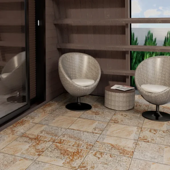 Piso Cerâmico HD 53105 Granilhado Bold 53x53cm - Imagem 2