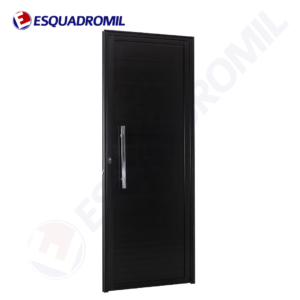 Porta Lambril Preta 210x80 Esquadromil