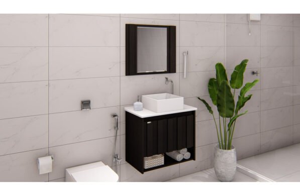 ARMÁRIO KIT TREVISO C/ PIA QUINTO – 63,00cm - Imagem 2