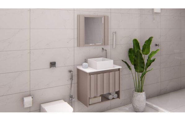 ARMÁRIO KIT TREVISO C/ PIA QUINTO – 63,00cm - Imagem 3
